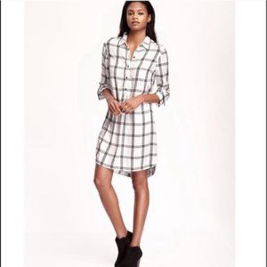 Pullover Plaid Dress